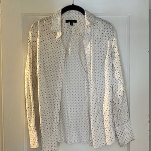 Banana republic polka dot shirt